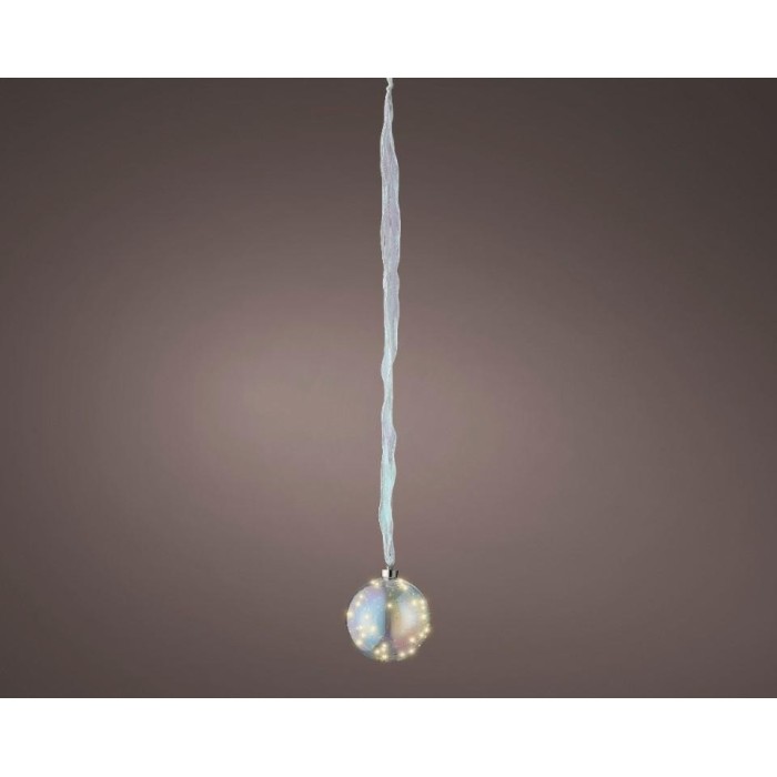 SFERA MICROLED VETRO D.14CM. BATTERIA